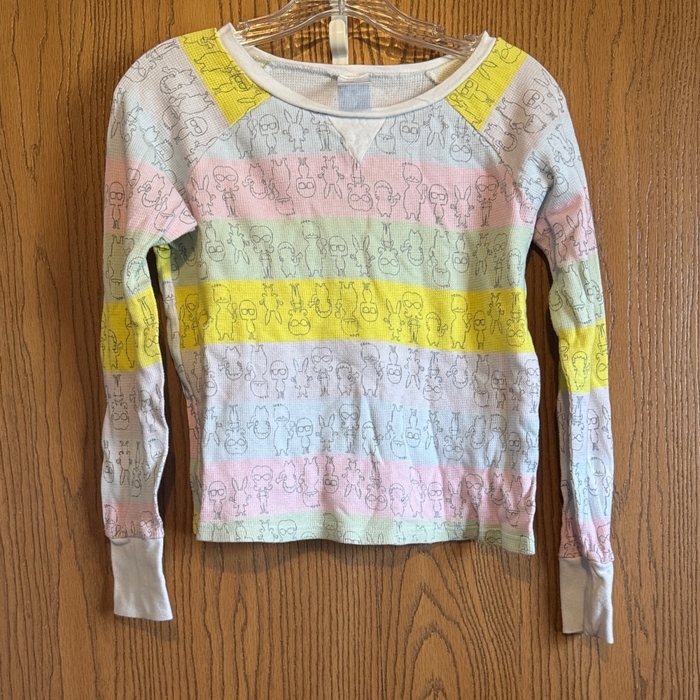 Undergirl Bob’s Burgers Multicolor Striped Pajama Set